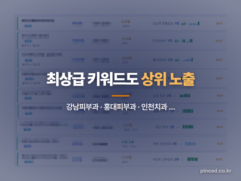 네이버 플레이스 고경쟁 키워드 상위 노출